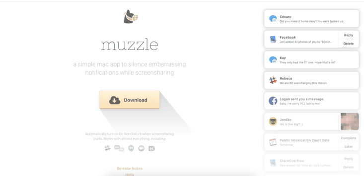 Different Types of Websites - Muzzle App