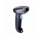 A barcode scanner attached