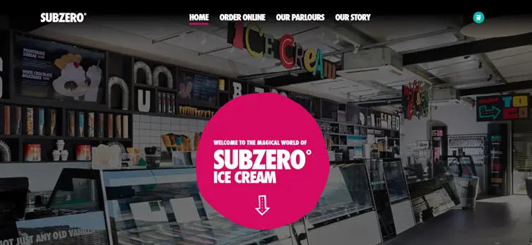 Subzero website